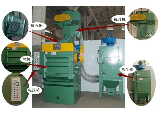 履帶式拋丸清理機(jī) 履帶式拋丸清理機(jī)